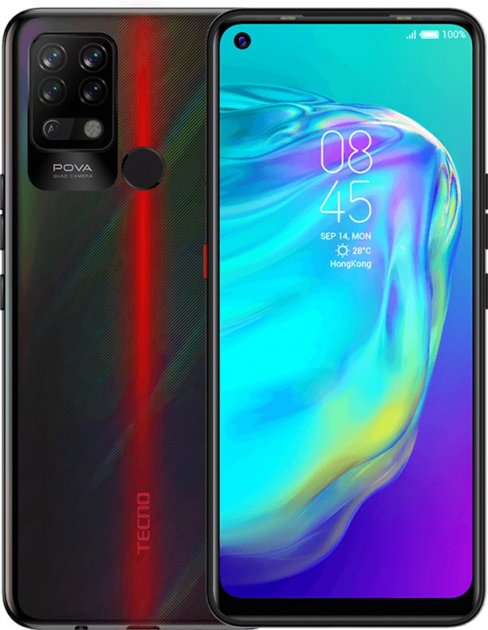 

Мобильный телефон Tecno POVA 6 128GB Dazzle Black