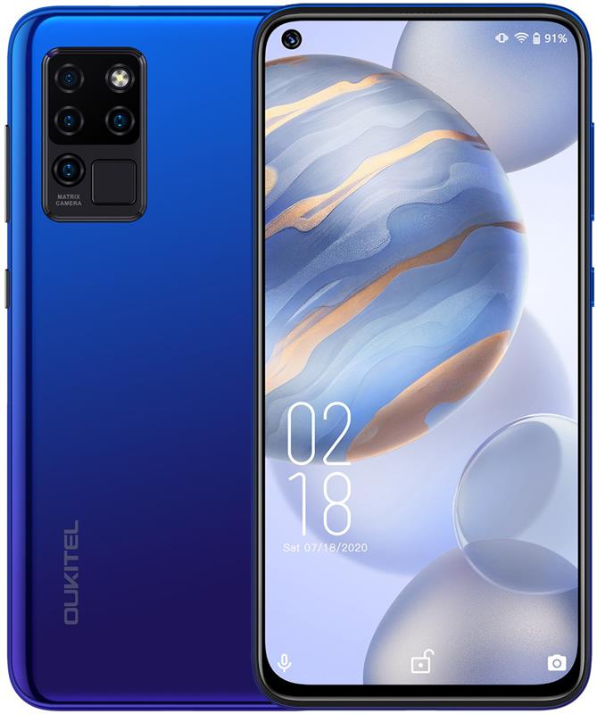 

Смартфон Oukitel C21 4/64GB Dual Sim Gradient Blue_EU_
