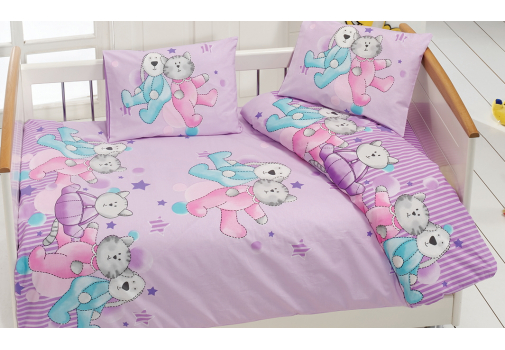 

Постельное белье Class Dus v1 Pembe 100x150 Розовый