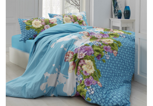 

Постельное бельё Gokay Rana 200x220 Сине-зеленый