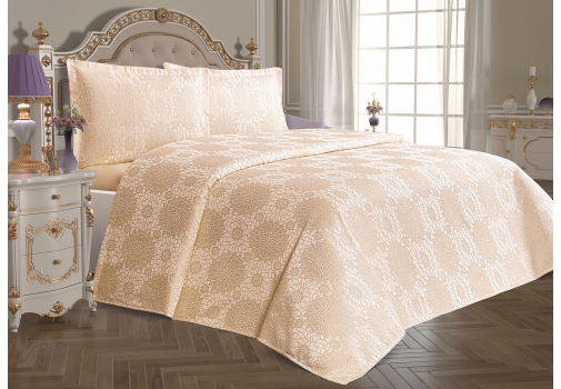 

Покрывало Tropik home Amore Beige Бежевый