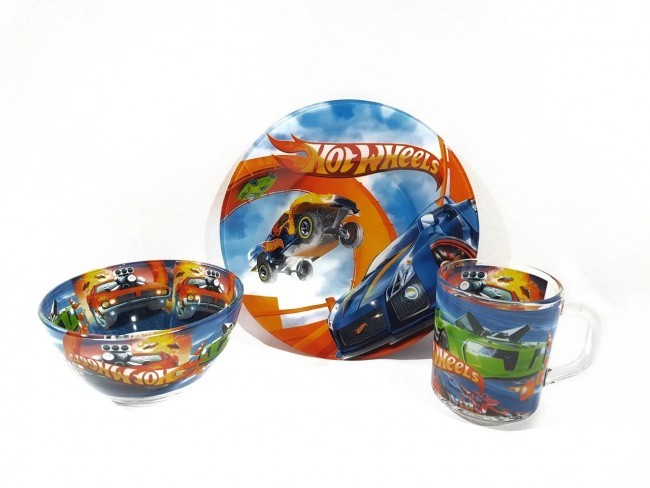 

Набор детской посуды Helios Hot wheels A9551/34