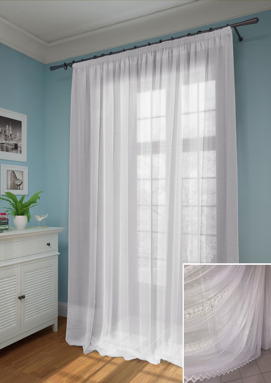 

Тюль Фатин Сетка Шампань 300х250