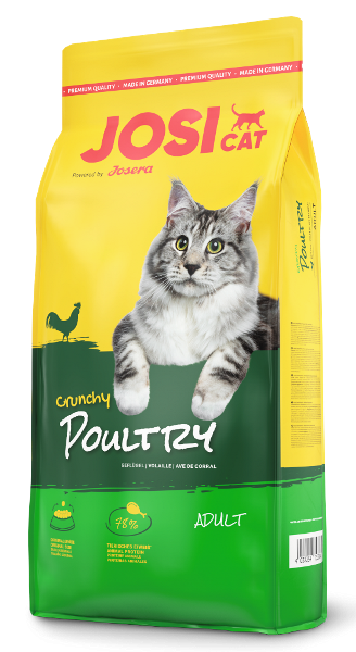 

Сухой корм c птицей JosiCat Crunchy Poultry для взрослых кошек 10 кг