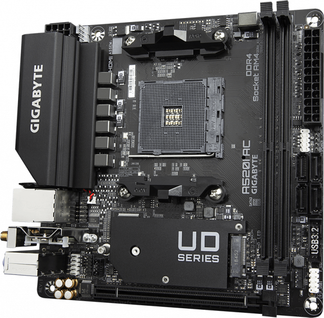 

Материнськая плата Gigabyte A520I AC (A520I AC)