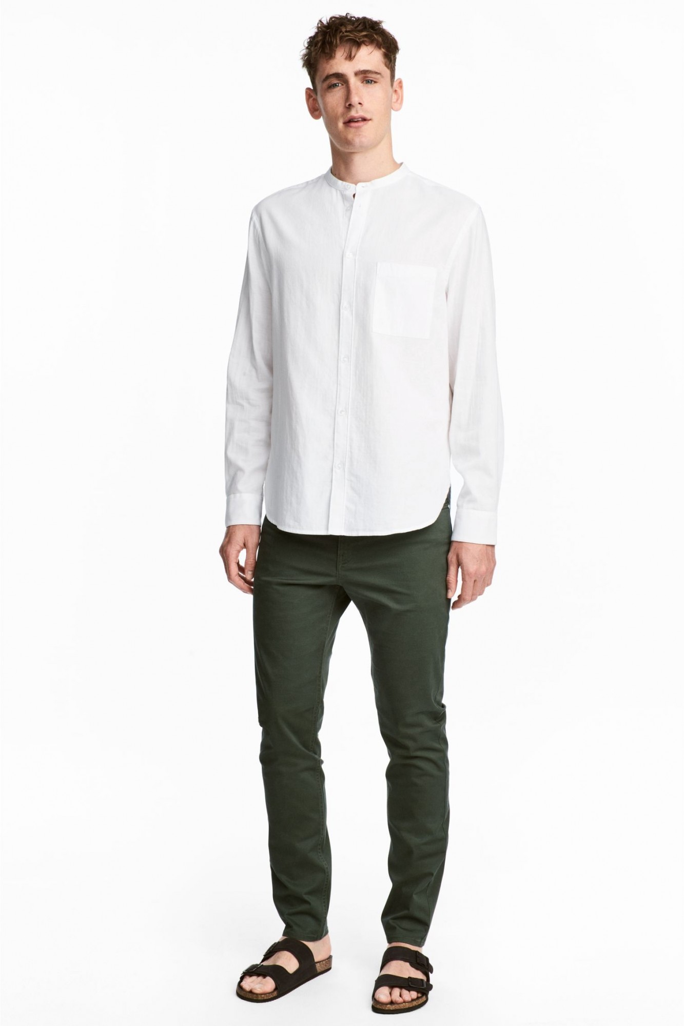 

Брюки H&M 33 хаки 4568120058923