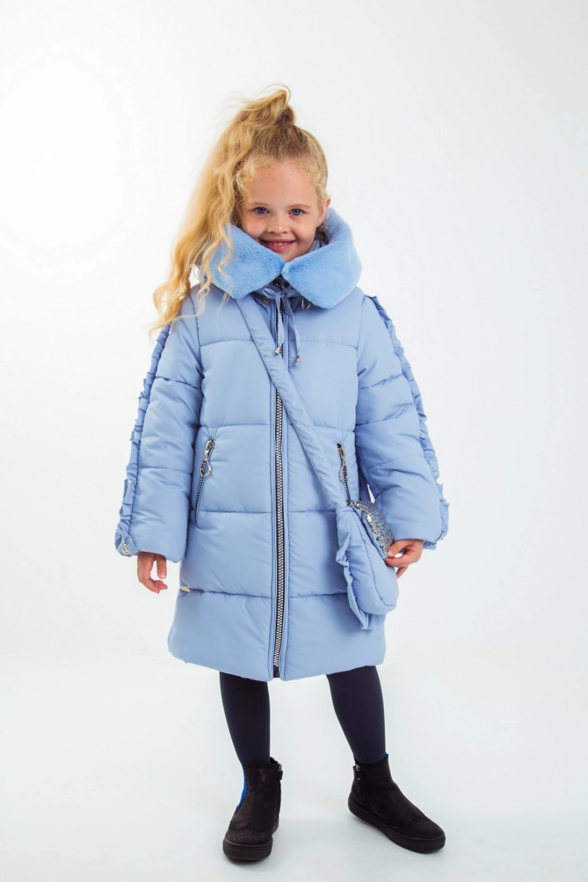 

Куртка зимняя для девочки Suzie 77 р. 134 см /9 лет Голубой