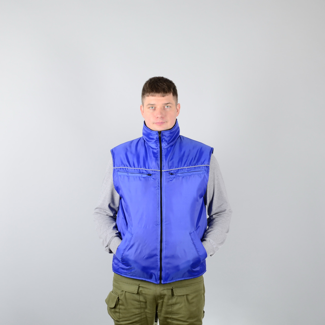 

Жилет рабочий для ИТР зимний "Новатор" авизент васильковый -, Світлана-К, Жилет рабочий для ИТР зимний "Новатор" авизент васильковый 44-46, Світлана-К.