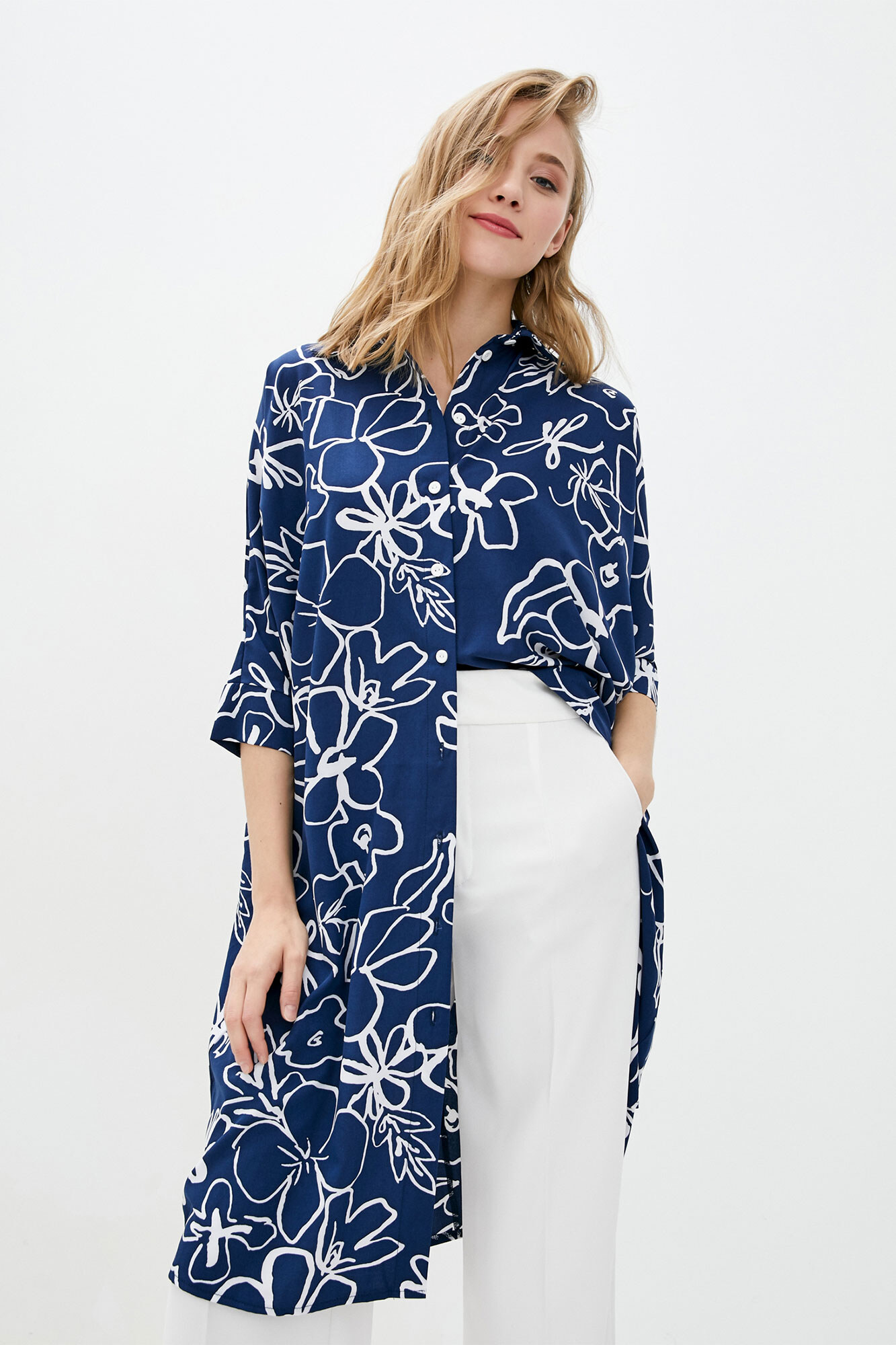 

Рубашка Garne LUXURY 4XL/5XL Синий