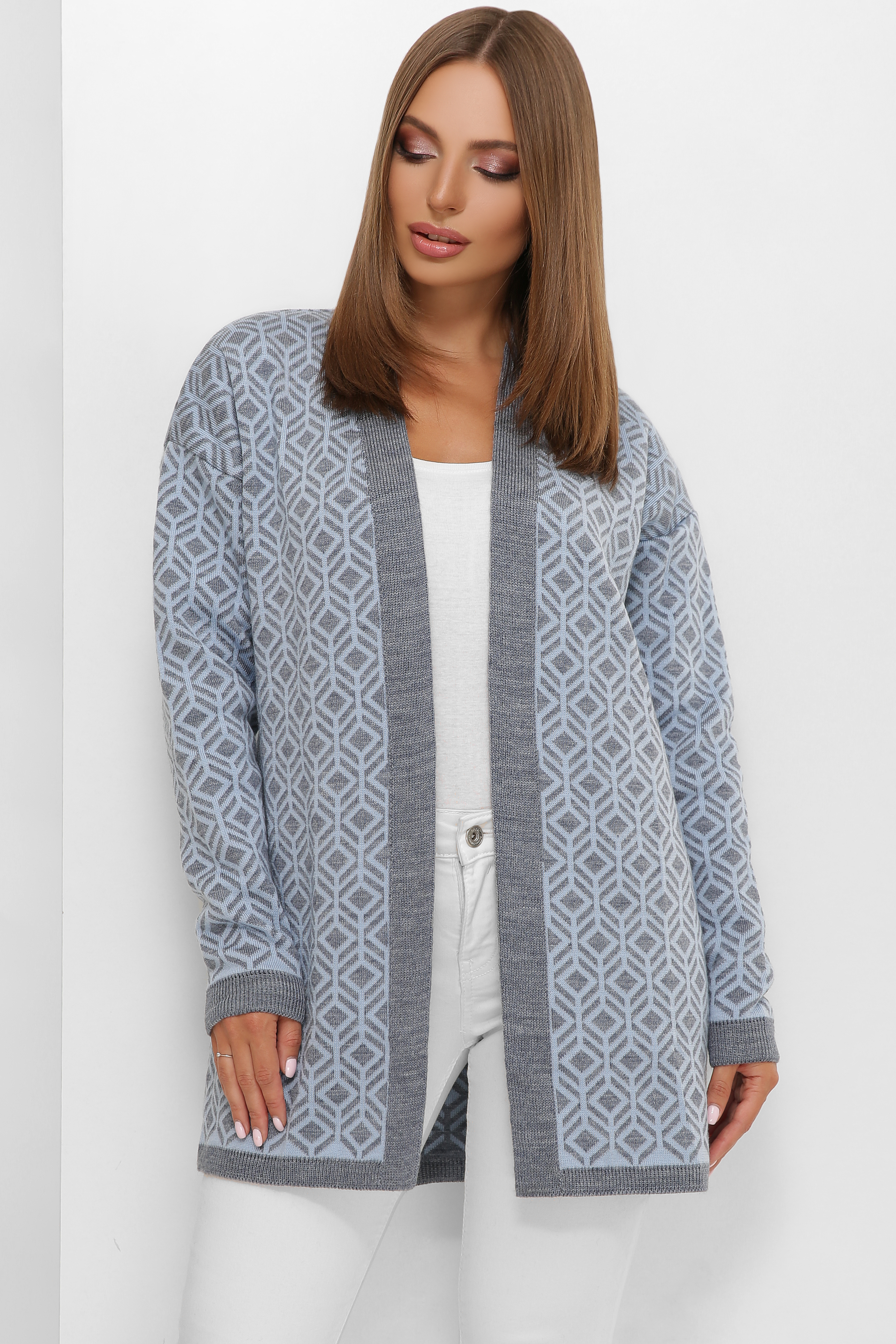 

Женский MarSe-MS вязаный кардиган цвет джинс - (194 светлый джинс, Женский MarSe-MS вязаный кардиган цвет джинс 44-50 (194 светлый джинс)