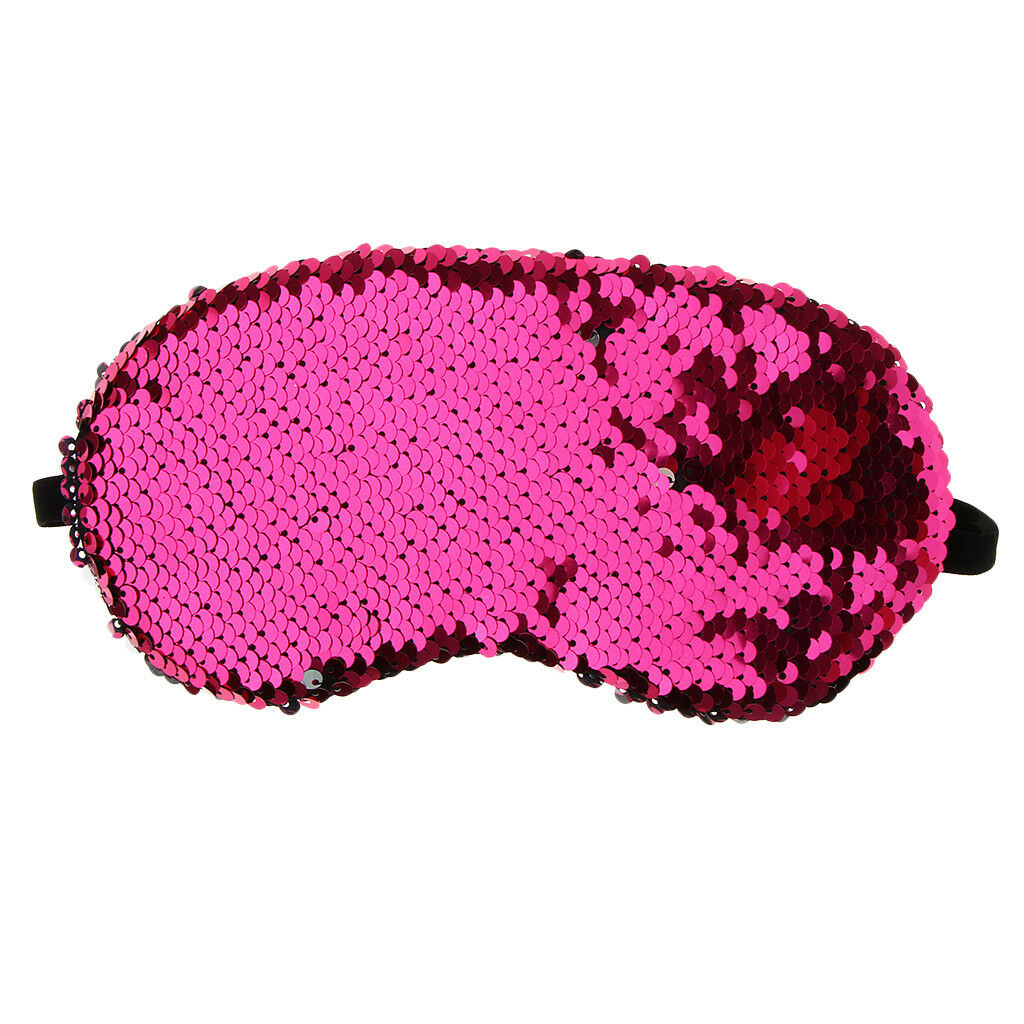 

Маска для сна с блестящими пайетками Silenta Fasion Rose Red