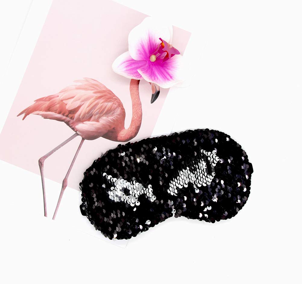 

Маска для сна с пайетками Silenta Fasion Black