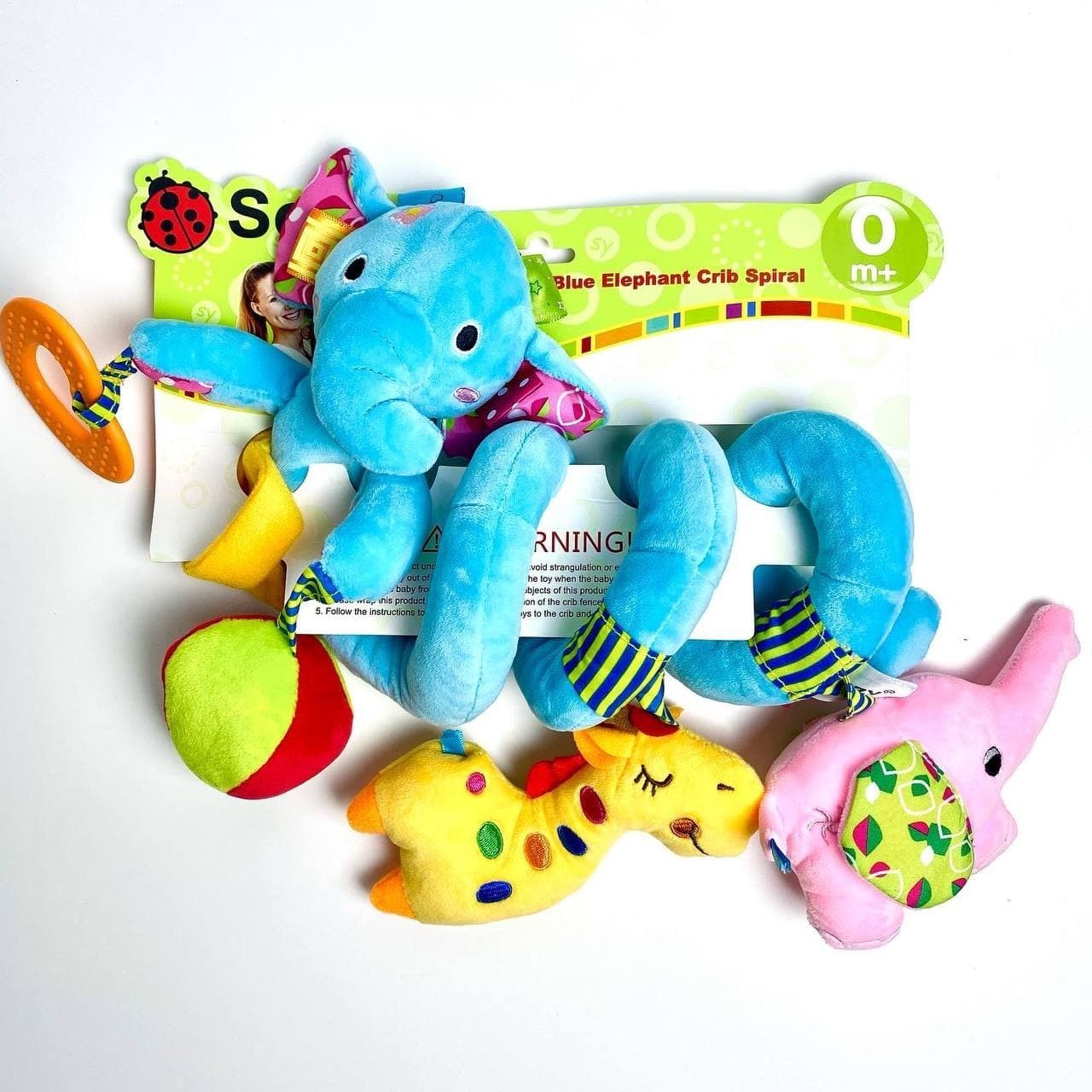 

Развивающая игрушка спираль SOZZY S-3 Слон синий