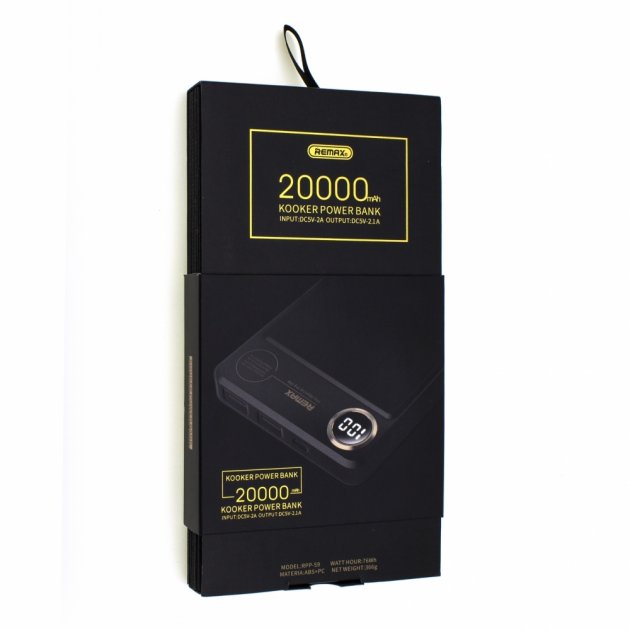 

Power bank Remax Kooker RPP-59 20000 mAh Black