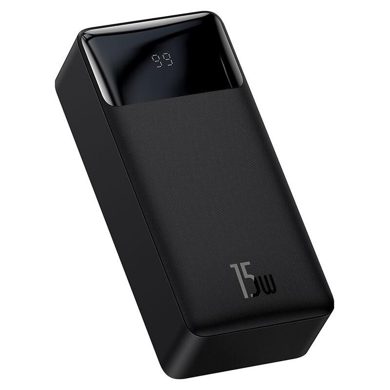 

Повербанк BASEUS Bipow Digital Display Power bank 30000mAh |2USB/1Type-C, 3A/15W, QC|. Black