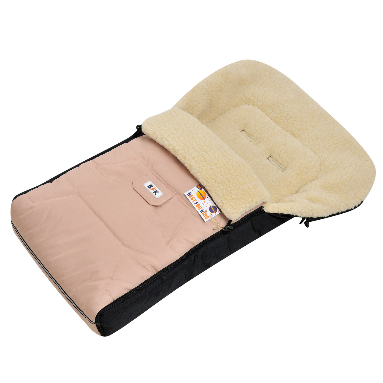 

Зимний конверт-чехол на овчине Best For Kids Ideal в коляску, чехол в люльку, конверт на санки ZK320-51