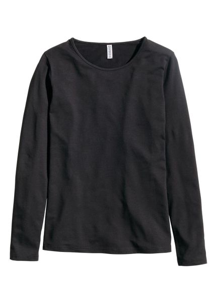 

Лонгслив H&M M Черный (1096-688)