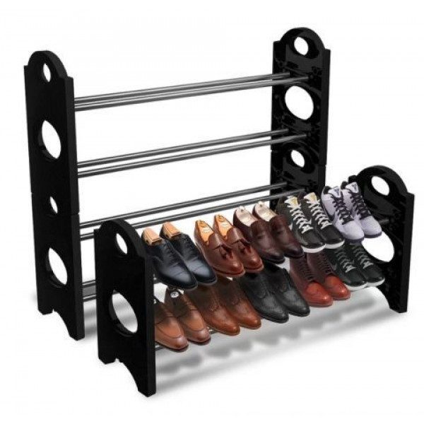 

Полиця для взуття stackable shoe rack на 12 пар