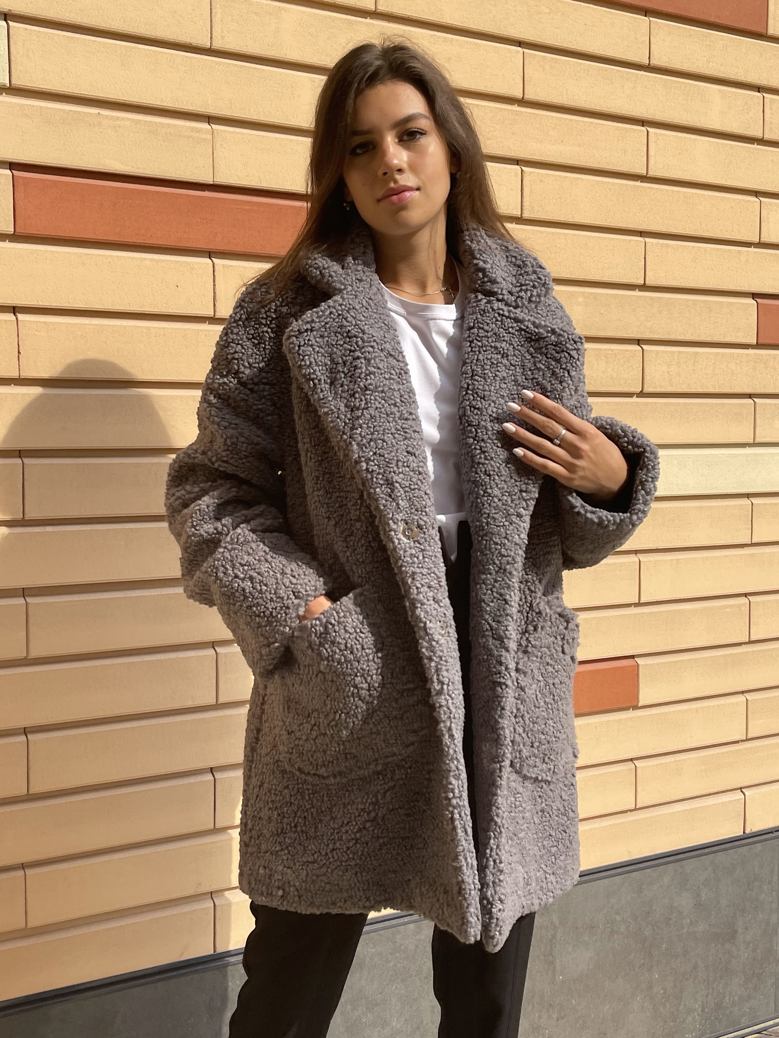 

Пальто Santali 4164 L Серое