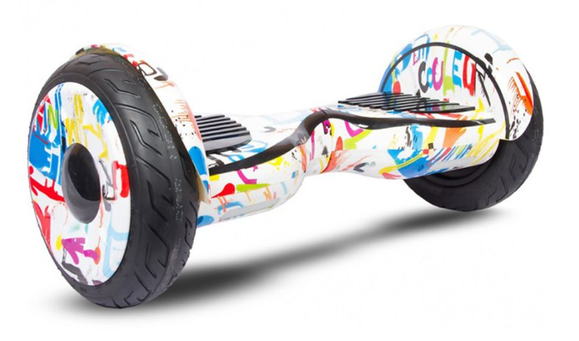 

Гироборд для детей и взрослых Smart balance premium pro 10.5 дюймов Белый графити Разноцветный