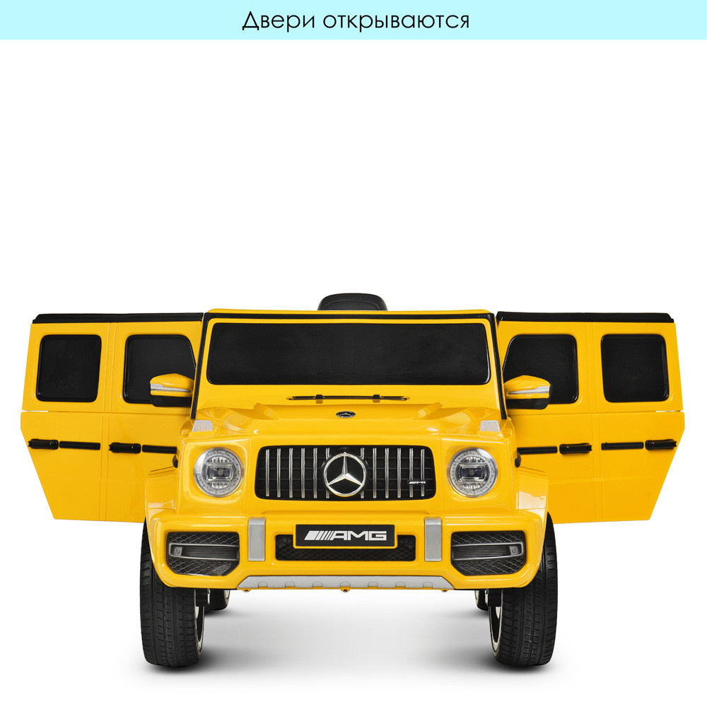 

Детский электромобиль Mercedes с пультом управления Bambi Желтый M4214EBLR-6