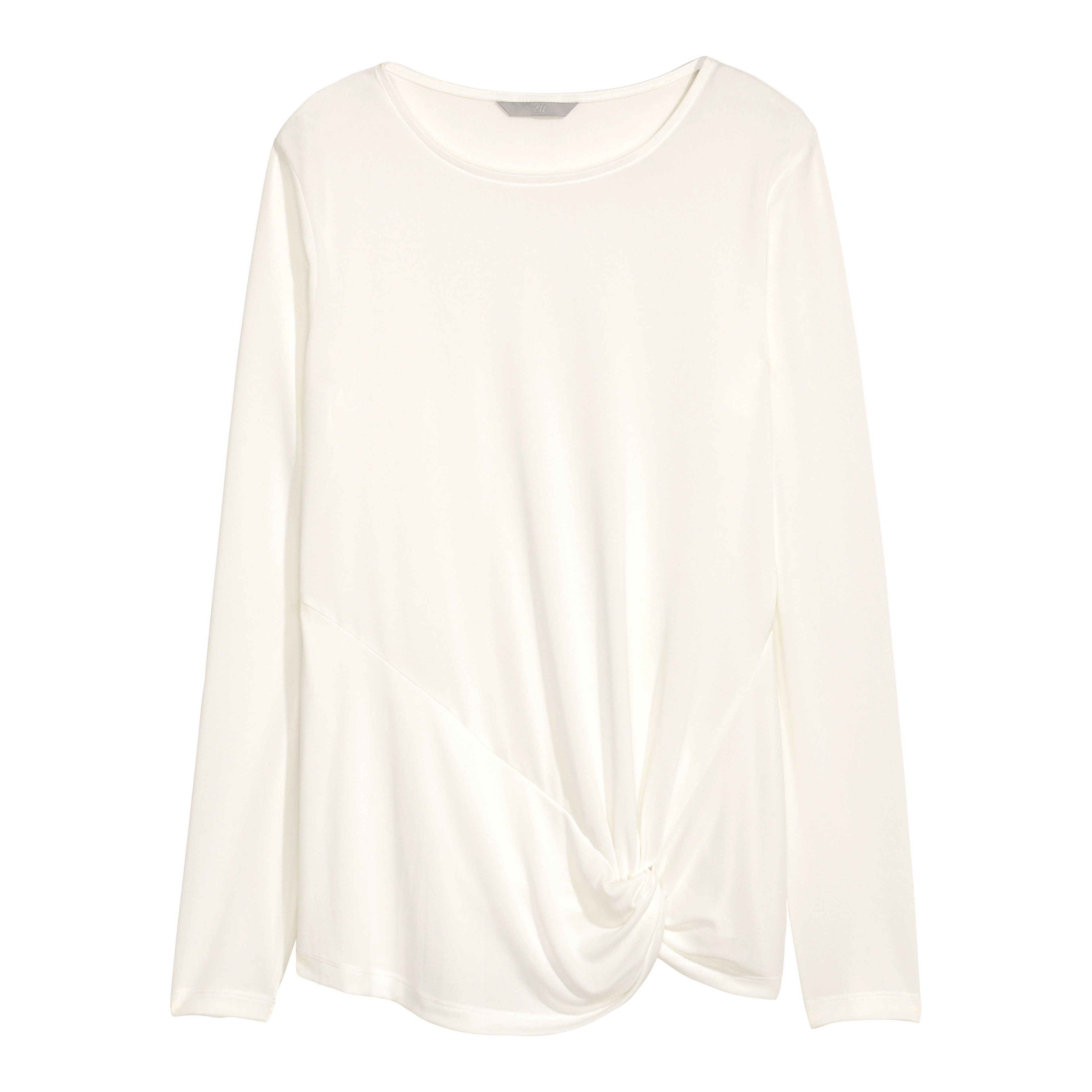 

Лонгслив H&M 0474209-5 S Белый (СА2000001089545)
