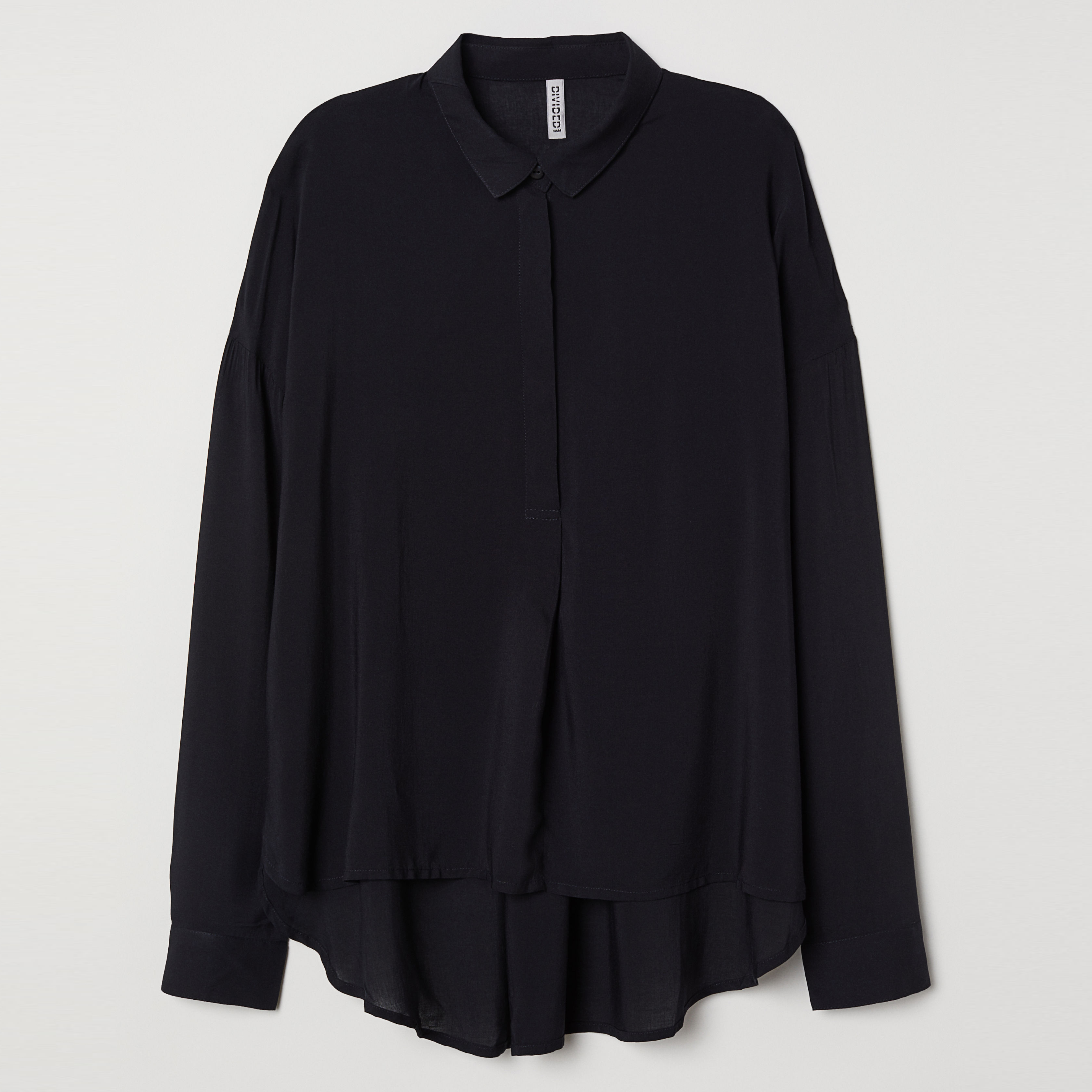

Блузка H&M 0535388-6 38 Черная (СА2000001026243)