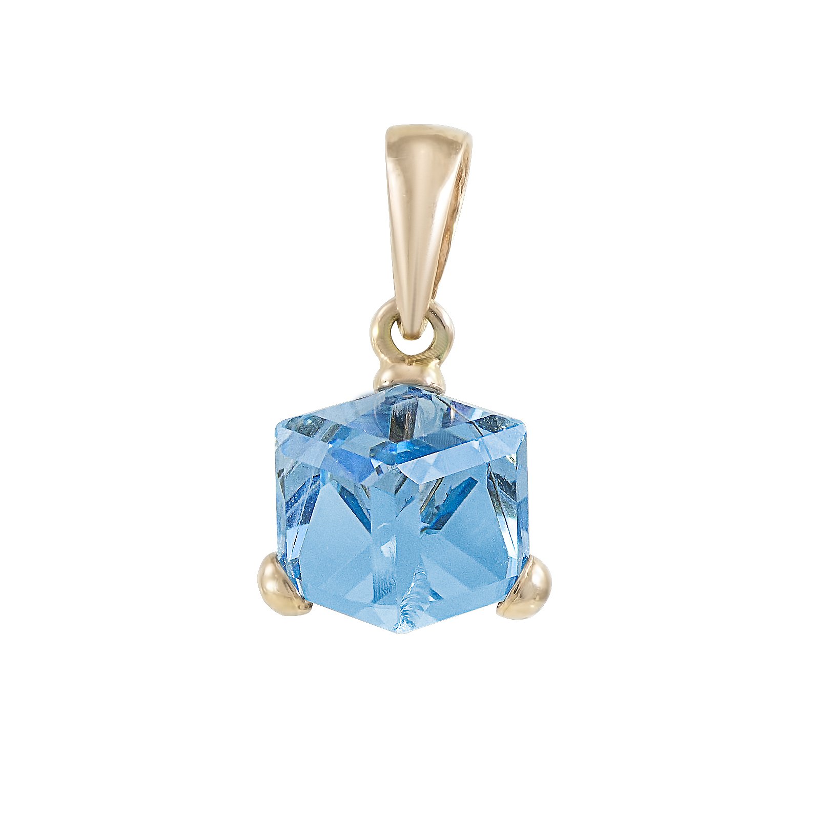 

Кулон из красного золота с Swarovski Zirconia 1760430