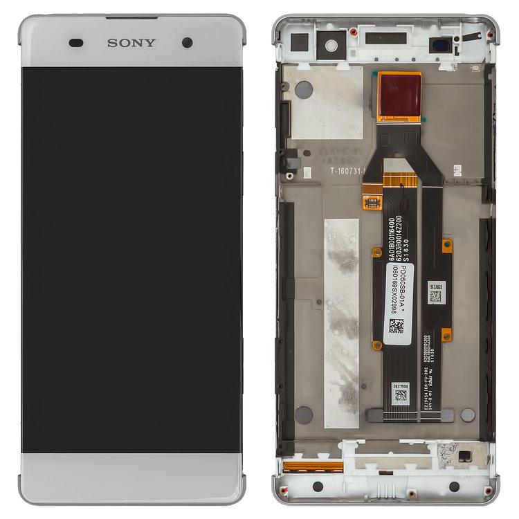 

Дисплей для Sony F3111 Xperia XA, F3112 Xperia XA Dual, F3113 Xperia XA, F3115 Xperia XA, F3116 Xperia XA Dual, білий, із сенсорним екраном, з рамкою, Original (PRC)