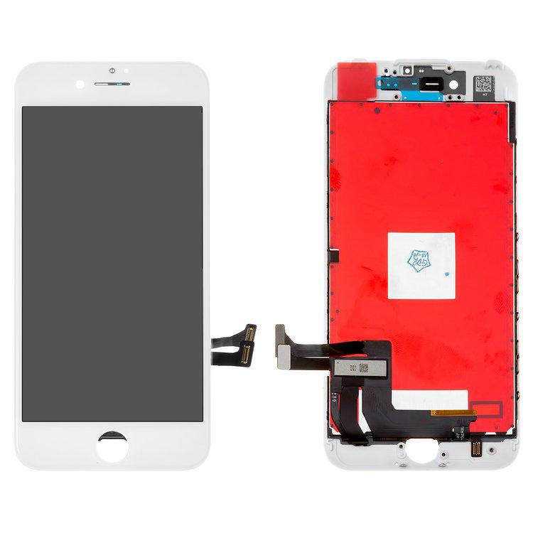 

Дисплей для iPhone 7, білий, із сенсорним екраном, з рамкою, AAA, Tianma