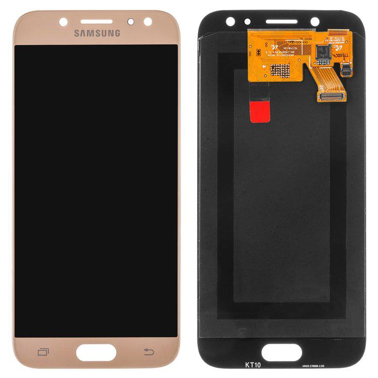 

Дисплей для Samsung J530 Galaxy J5 (2017), золотистий, із сенсорним екраном, Original (PRC), original glass
