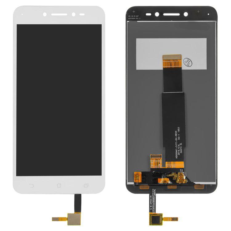 

Дисплей для Asus ZenFone Live , білий, із сенсорним екраном