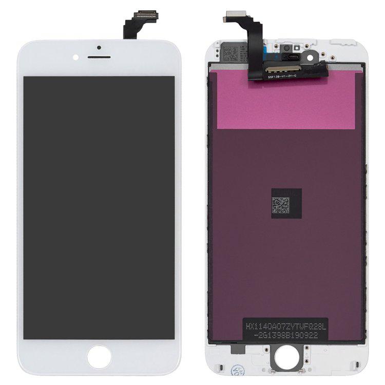 

Дисплей для iPhone 6 Plus, білий, із сенсорним екраном, з рамкою, AAA, NCC ESR ColorX
