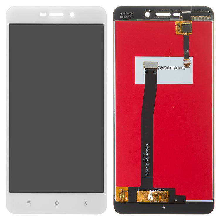 

Дисплей для Xiaomi Redmi 4A, білий, із сенсорним екраном, High Copy, 2016117