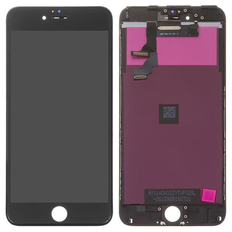 

Дисплей для iPhone 6 Plus, чорний, із сенсорним екраном, з рамкою, AAA, NCC ESR ColorX