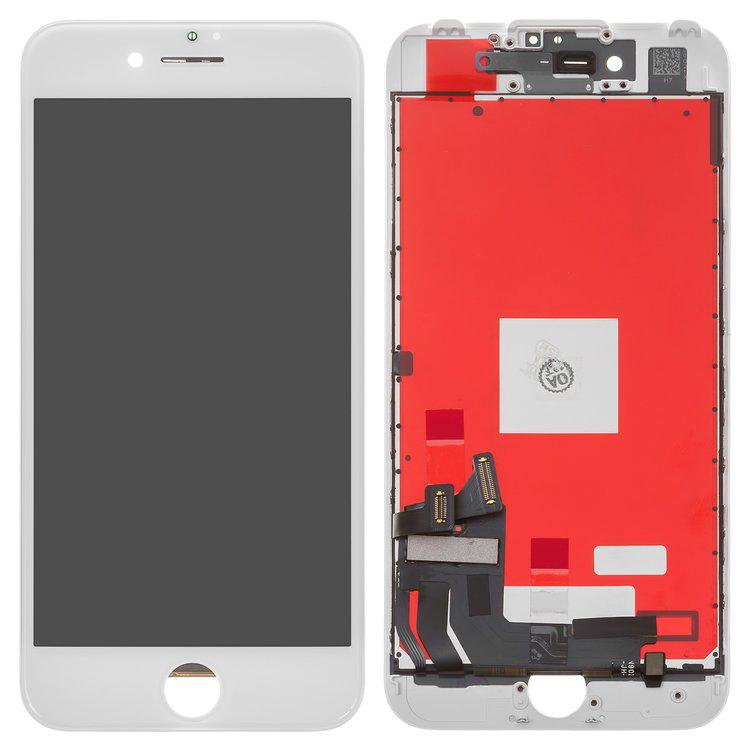

Дисплей для iPhone 7, білий, із сенсорним екраном, з рамкою, AAA, NCC ESR ColorX