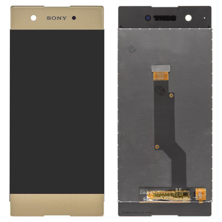 

Дисплей для Sony G3112 Xperia XA1 Dual, G3116 Xperia XA1 Dual, G3121 Xperia XA1, G3125 Xperia XA1, золотистий, із сенсорним екраном, Original (PRC)