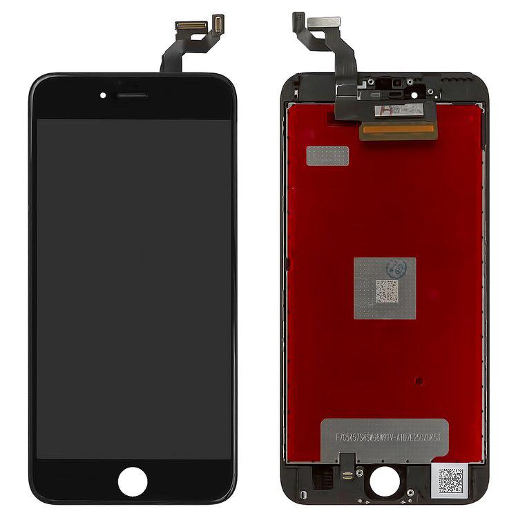 

Дисплей для iPhone 6S Plus, чорний, із сенсорним екраном, з рамкою, AAA, Tianma