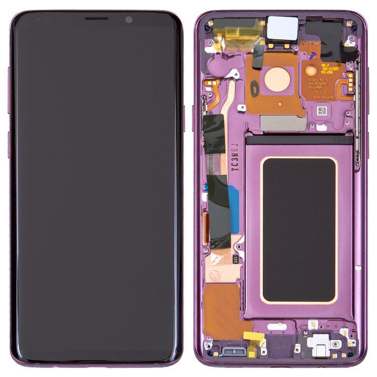 

Дисплей для Samsung G965 Galaxy S9 Plus, фіолетовий, із сенсорним екраном, з рамкою, Original, сервісне опаковання, lilac purple, #GH97-21691B