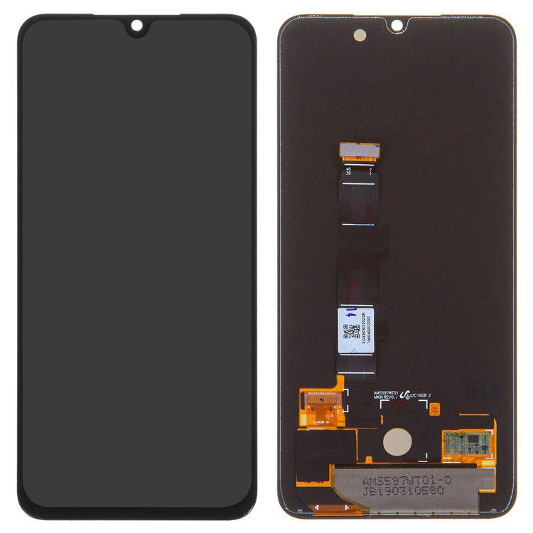 

Дисплей для Xiaomi Mi 9 SE, чорний, із сенсорним екраном, оригінал (переклеєне скло), M1903F2G