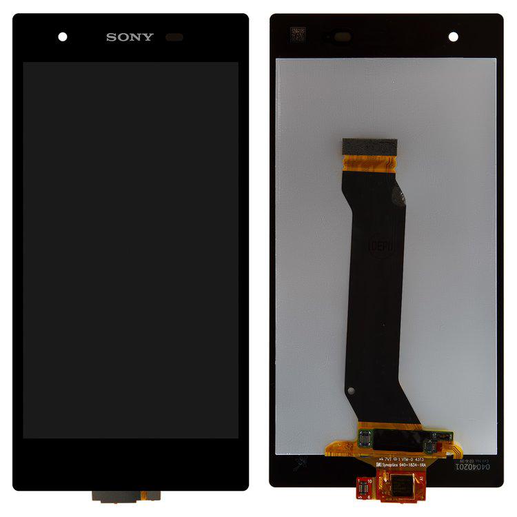 

Дисплей для Sony C6916 Xperia Z1s, чорний, із сенсорним екраном, Original (PRC)