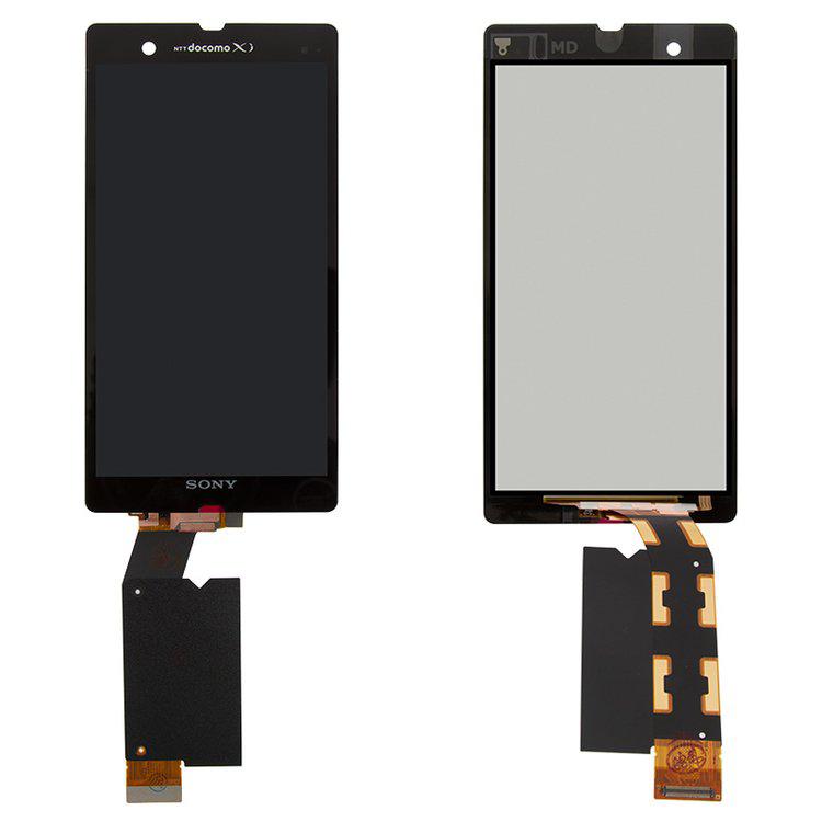 

Дисплей для Sony C6602 L36h Xperia Z, C6603 L36i Xperia Z, C6606 L36a Xperia Z, чорний, із сенсорним екраном, Original (PRC)
