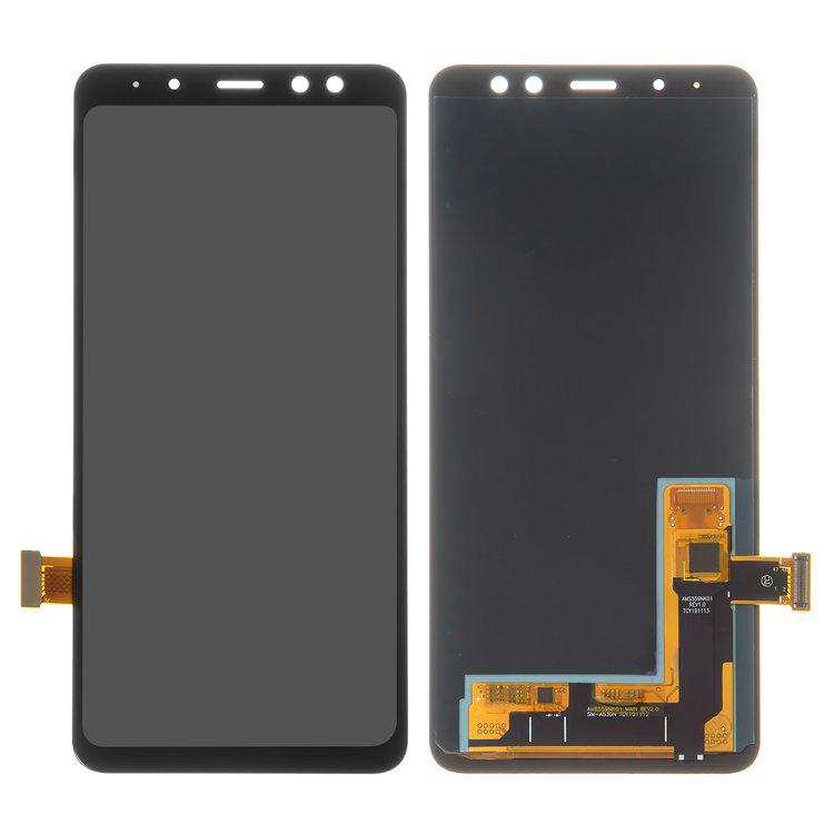 

Дисплей для Samsung A530 Galaxy A8 (2018), чорний, із сенсорним екраном, (OLED), High Copy