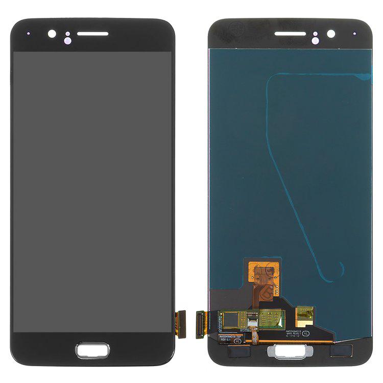 

Дисплей для OnePlus 5 A5000, чорний, із сенсорним екраном, (OLED), High Copy