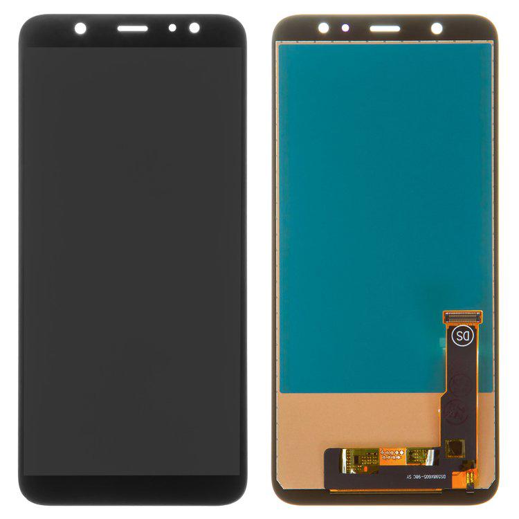 

Дисплей для Samsung A605 Dual Galaxy A6+ (2018), чорний, із сенсорним екраном, з регулюванням яскравості, (TFT), Сopy
