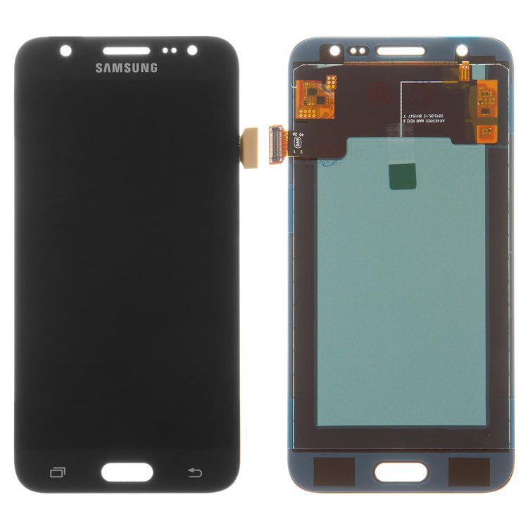 

Дисплей для Samsung J500 Galaxy J5, чорний, із сенсорним екраном, з регулюванням яскравості, (TFT), Best copy, Сopy