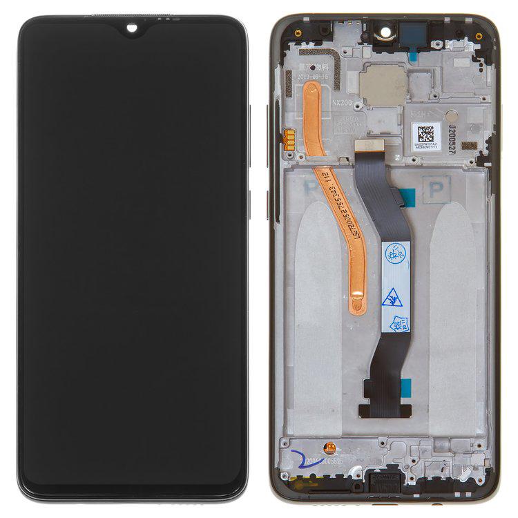 

Дисплей для Xiaomi Redmi Note 8 Pro, чорний, із сенсорним екраном, з рамкою, High Copy, M1906G7I, M1906G7G