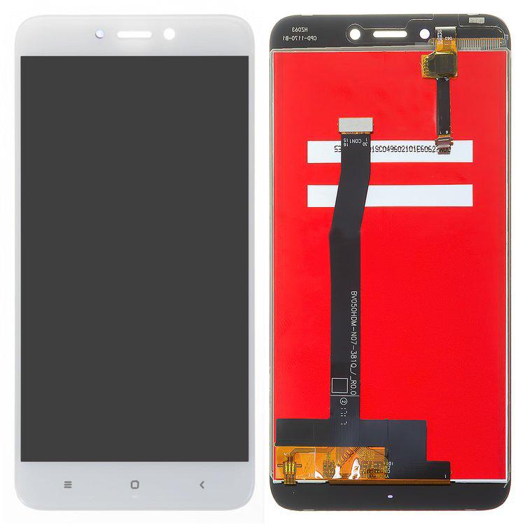

Дисплей для Xiaomi Redmi 4X, білий, із сенсорним екраном, High Copy