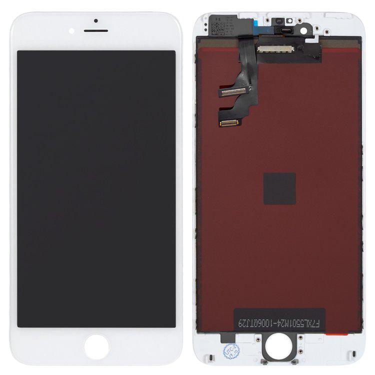

Дисплей для iPhone 6 Plus, білий, із сенсорним екраном, з рамкою, AAA, Tianma+
