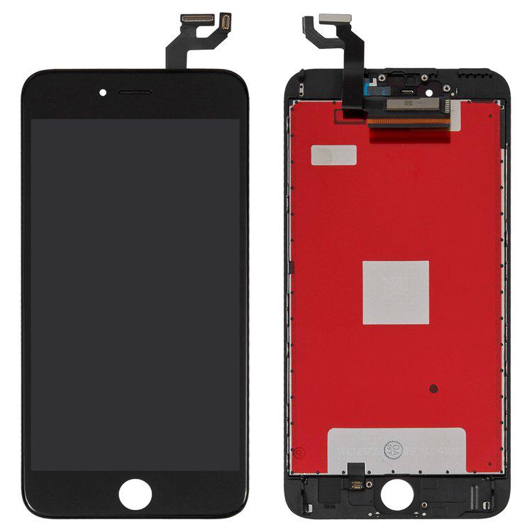 

Дисплей для iPhone 6S Plus, чорний, із сенсорним екраном, з рамкою, AAA, NCC ESR ColorX
